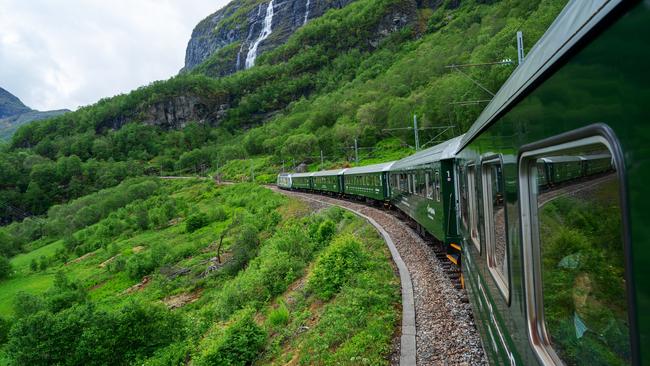 The Flam to Myrdal railway, Norway