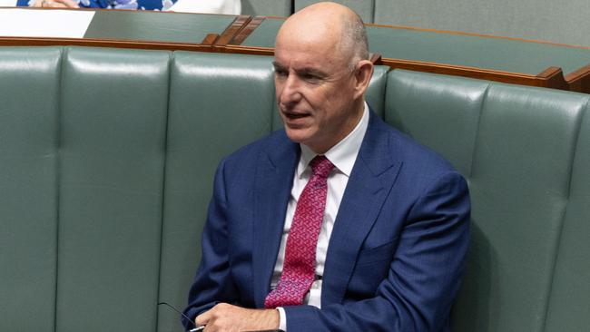 Former Morrison government minister Stuart Robert has strenuously denied any wrondoing in relation to Synergy 360. Picture: NCA NewsWire / Gary Ramage