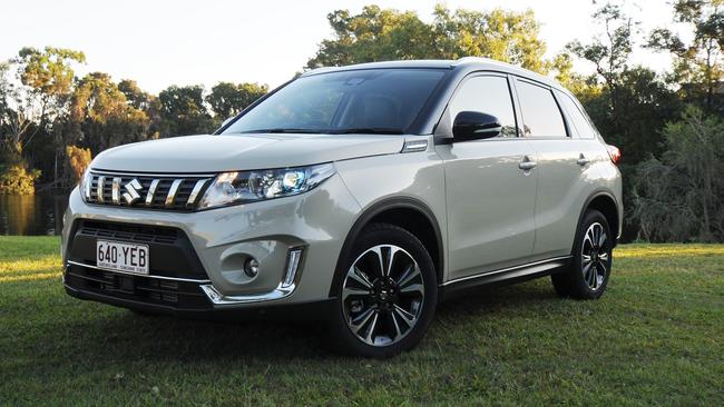 The popular Vitara SUV uses hybrid boost overseas, too.