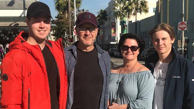 Jackson Parker with his family. Photo: Supplied