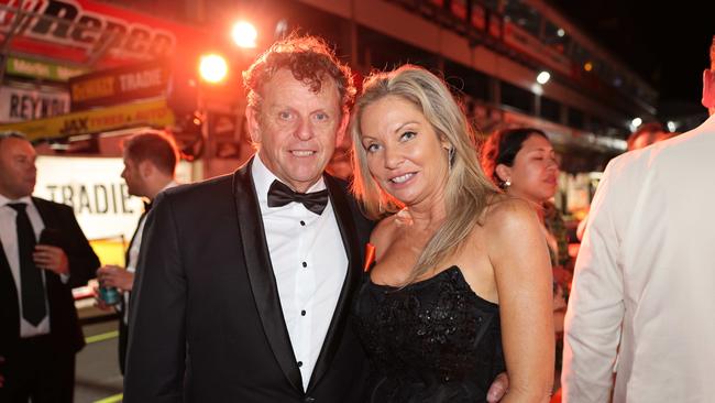 Hayden Pullen and Jessica Caruso at the Supercars GC500 Party Under Palms on Pit Lane for Gold Coast at Large. Picture, Portia Large.