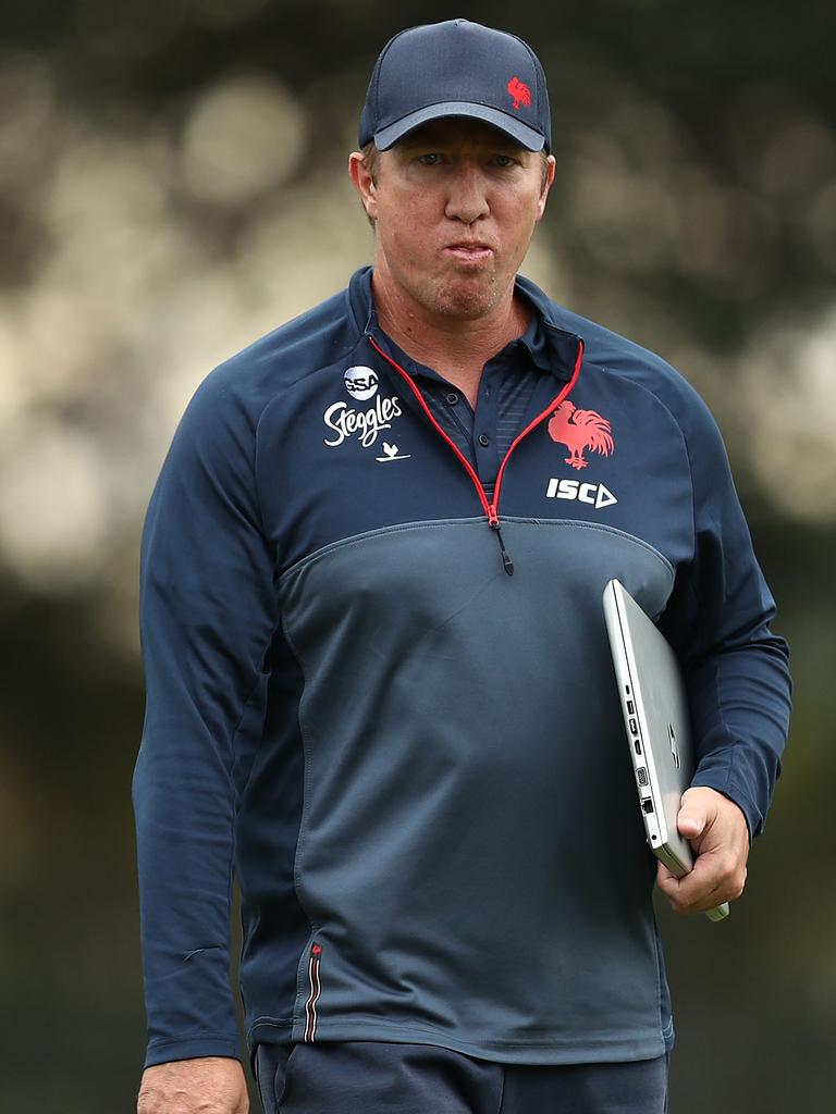 Roosters coach Trent Robinson is on the move. (Photo by Mark Metcalfe/Getty Images)