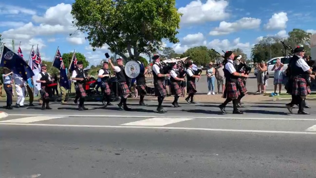 Hervey Bay Anzac Day 2021 pipe band