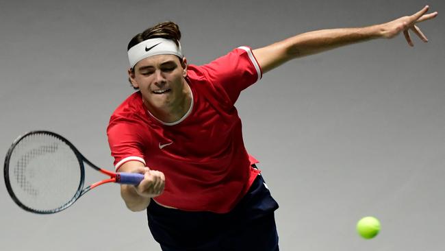 American Taylor Fritz will also compete in Adelaide. Picture: Javier Soriano/AFP