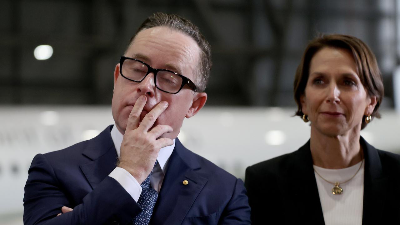 Qantas CEO Alan Joyce and Virgin CEO Jayne Hrdlicka welcomed the package. Picture: NCA NewsWire/Dylan Coker