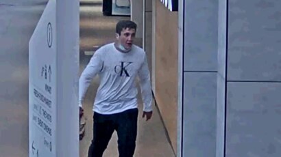 Police wish to speak to the man in connection to a wounding at PacificFair, at Broadbeach.