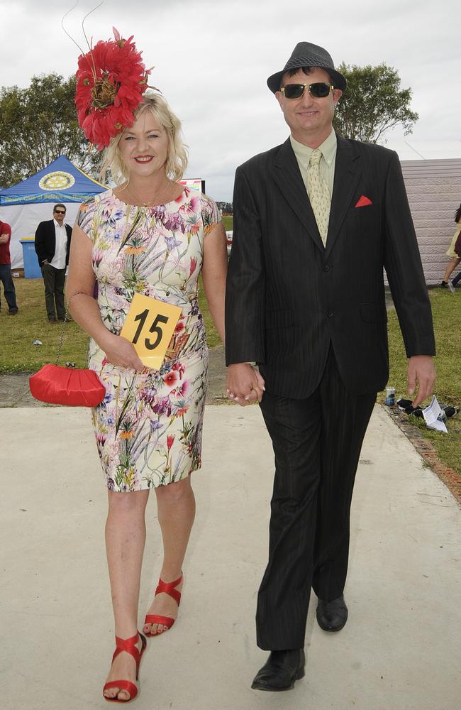 Michelle and Martin Bailey of Lennox Head, at the Ballina Cup. Picture: Doug Eaton