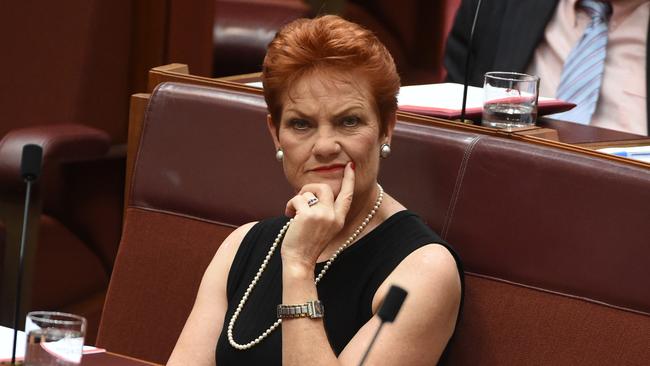 One Nation leader Pauline Hanson has expressed anger at WA senator Rod Culleton splitting from the party line on the backpacker tax. Picture: Mick Tsikas.