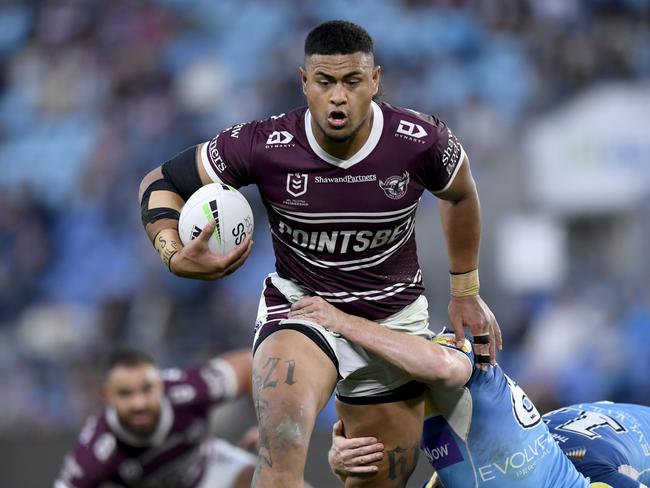 HAUMOLE OLAKAU'ATU - NRL 2022 RD22 GOLD COAST TITANS V MANLY-WARRINGAH SEA EAGLES - NRL Images