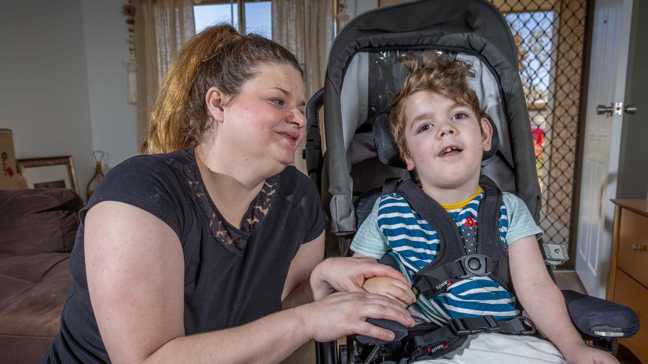 Katie and Cassian Fattel at their house in Park Holme. Picture: Ben Clark