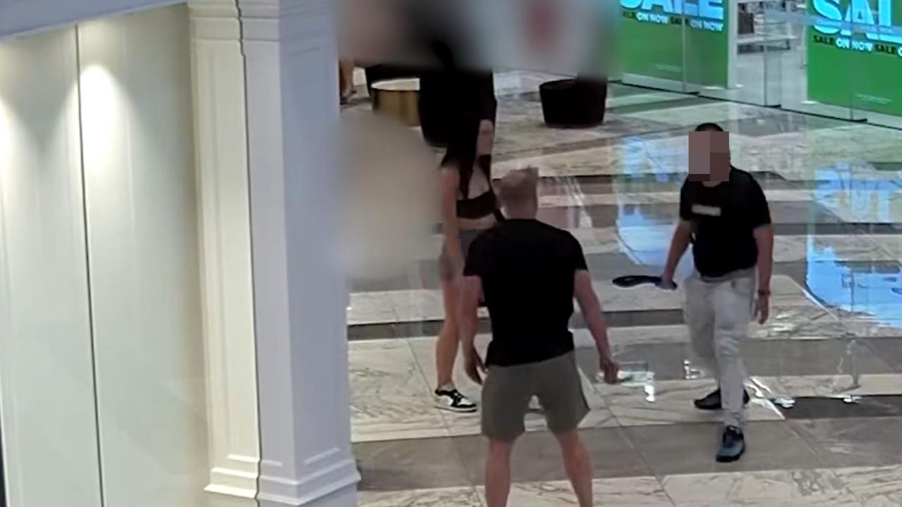 CCTV shows shopping centre machete horror