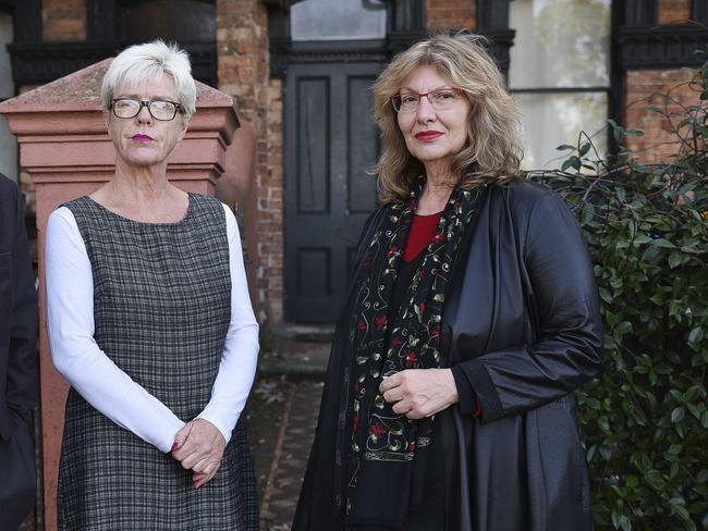 Deputy mayor Elaine Keenan (left) and new mayor Paula Masselos backed the move last week, though it is set to be debated again this week. AAP/Flavio Brancaleone