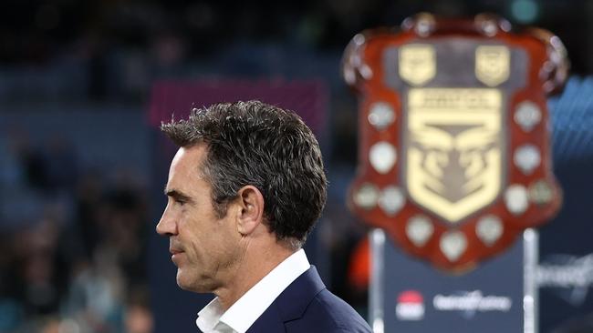 Brad Fittler was remained coy on his future as NSW Blues coach, after clawing back a victory in Game III. Picture: Getty Images.