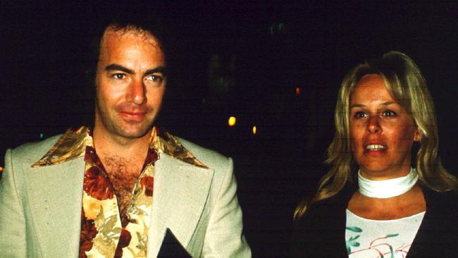 Neil Diamond and Marcia. Picture: Gary Lewis, Photonet