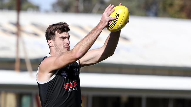 Power Scott Lycett was dominant in the ruck against the Bulldogs in Round 15.