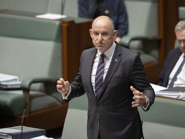 Stuart Robert spent question time fielding attacks from the opposition. Picture: Gary Ramage