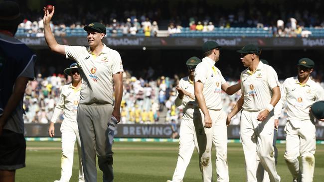 Green capped off a stunning couple of days with a five-wicket haul at the MCG. Picture: Getty