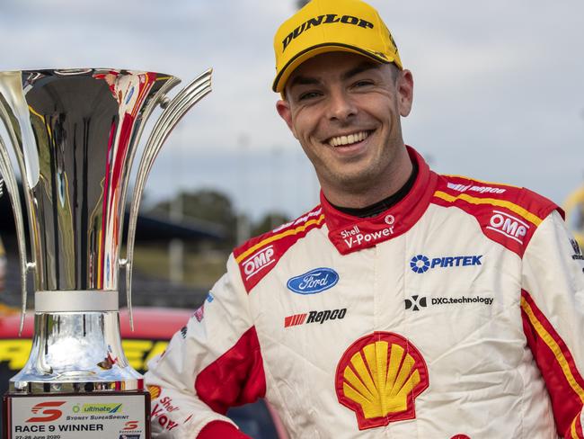 Supercars Champion Scott McLaughlin wins race 3 of the BP Ultimate Sydney SuperSprint. Event 3 of the Virgin Australia Supercars Championship, Sydney, Australia. 27-28 June.