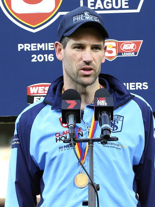 Dual Sturt premiership coach Marty Mattner tried to recruit Josh Patullo to the SANFL club last year. Picture Sarah Reed