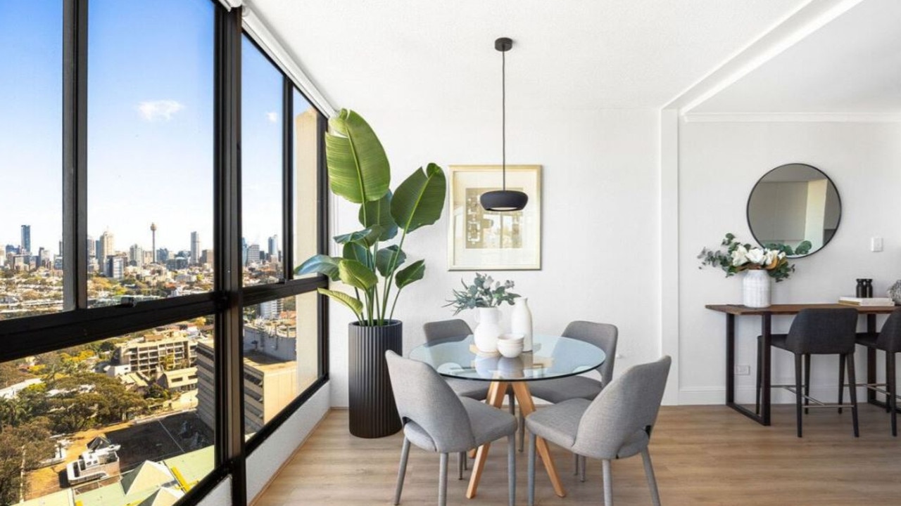 The penthouse comes with Sydney city views. Picture: Richardson and Wrench.