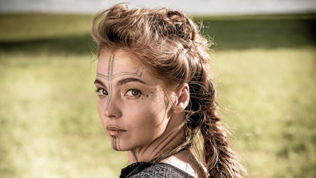 Liana Cornell in a scene from TV series Britannia. Picture: Foxtel