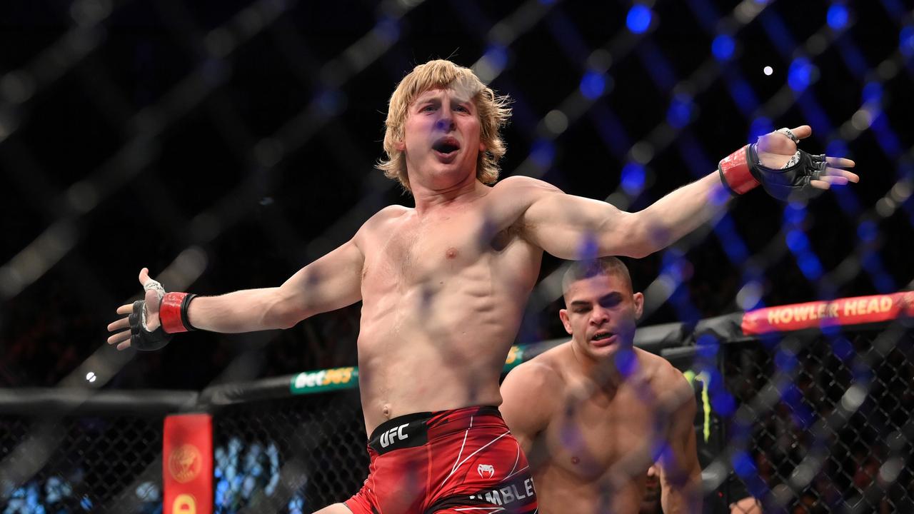 Paddy Pimblett is a big Alexander Volkanovski fan. (Photo by Justin Setterfield/Getty Images)