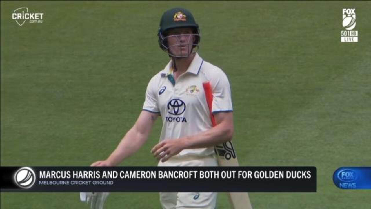 Harris and Bancroft out for golden ducks