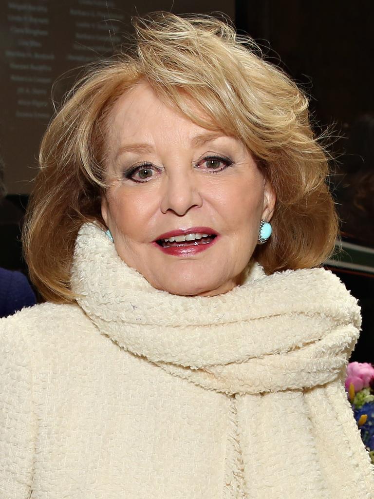 Late TV legend Barbara Walters got dragged into the argument. Picture: Getty