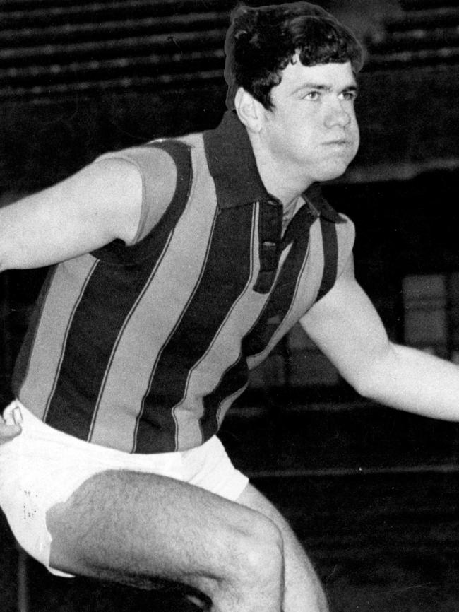 Hawthorn's Leigh Matthews as a 17-year-old in 1969.