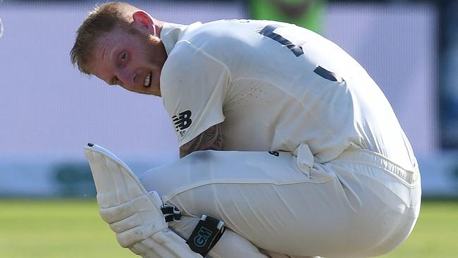 Ben Stokes found enough energy to celebrate after England’s incredible win.