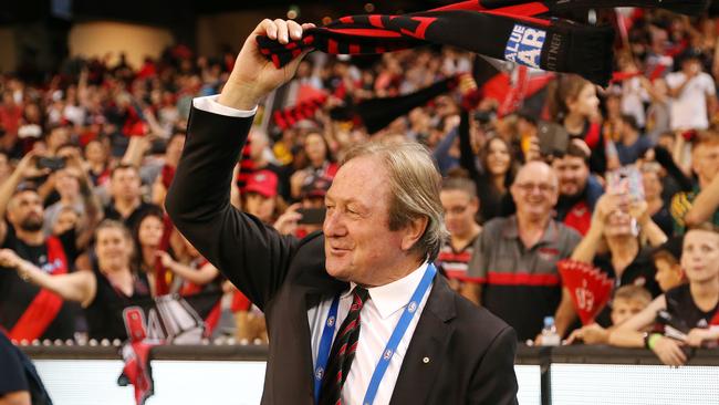 AFL : Round 1,  Essendon V Hawthorn at tthe M.C.G. 25th March , Melbourne Australia.  Essendon former coach Kevin SheedyPicture : George Salpigtidis