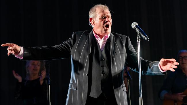 John Farnham performing at Falls Festival in Lorne. Picture Ian Laidlaw