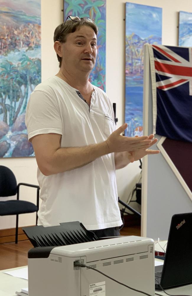 'Arbiter of play' for the Mackay Chess Open Lee Whalley. Picture: Duncan Evans