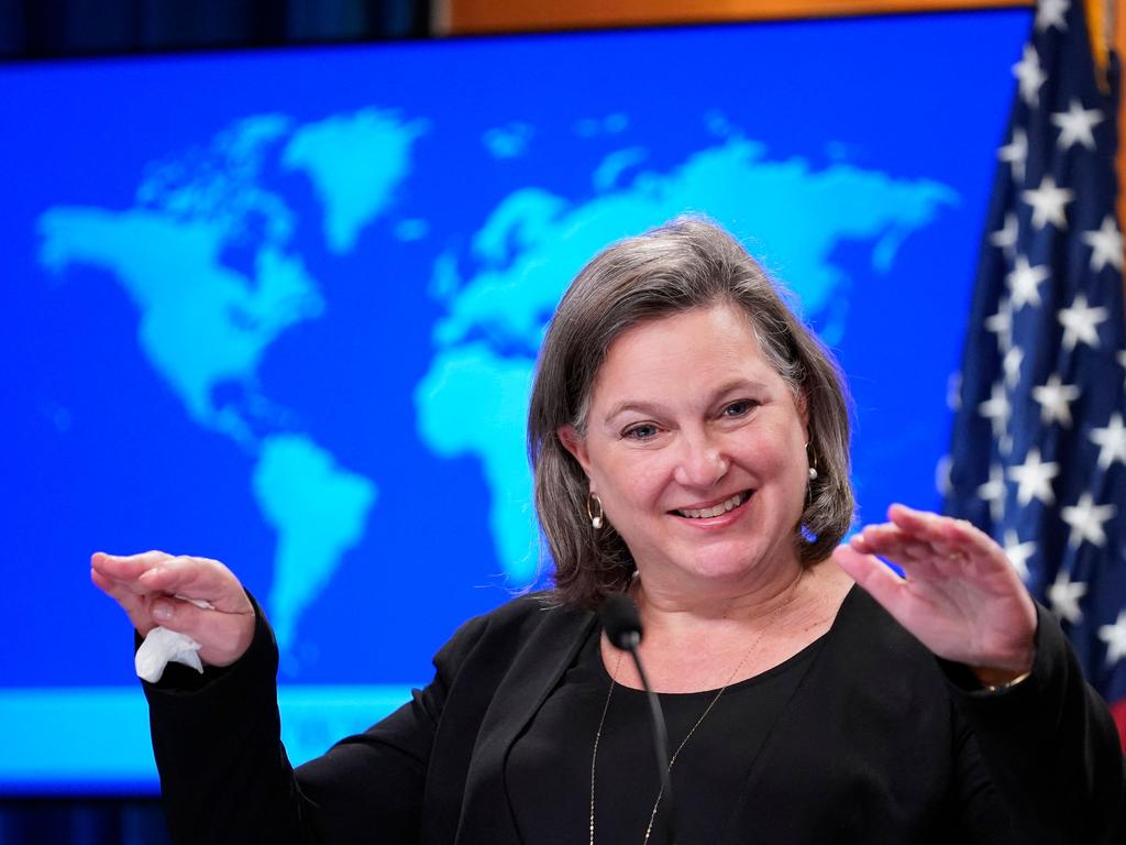 The US State Department’s number three official Victoria Nuland. Picture: Susan Walsh/AFP