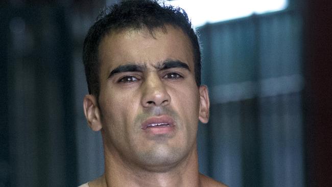 detained Bahraini footballer Hakeem al-Araibi in Bangkok. Picture: AP