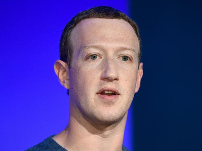 (FILES) In this file photo Facebook CEO Mark Zuckerberg speaks during a press conference in Paris on May 23, 2018. - Facebook chief Mark Zuckerberg said in an interview published July 20, 2020 he has "no deal of any kind" with President Donald Trump on content moderation on the social media giant. Zuckerberg, in an interview with Axios, rejected the "speculation" that Facebook had an arrangement that gives the president free rein on the platform."Let me be clear: There's no deal of any kind," Zuckerberg told the news site. (Photo by BERTRAND GUAY / AFP)