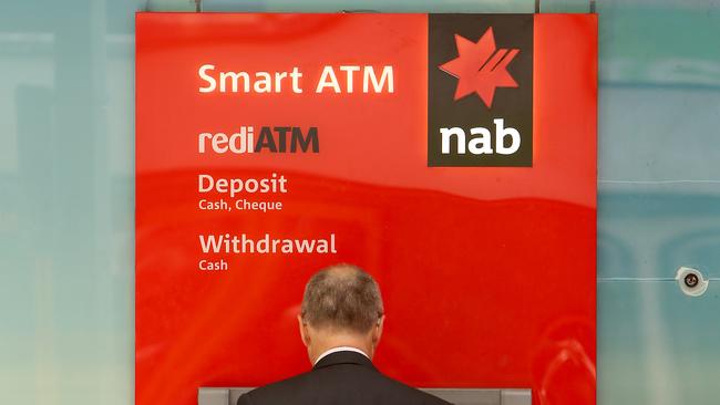 NAB said it was also raising rates on some of its savings products. Picture: Stuart McEvoy/The Australian.