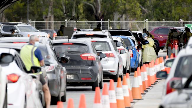 Victoria Park could be used as a drive-thru polling booth location on election day. Picture: NCA NewsWire / Naomi Jellicoe