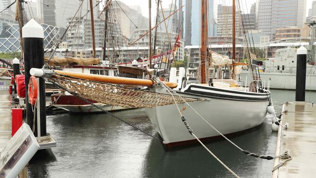 The Kathleen Gillett preparing to return to racing at the Balmain Regatta this Sunday. Picture: Rohan Kelly