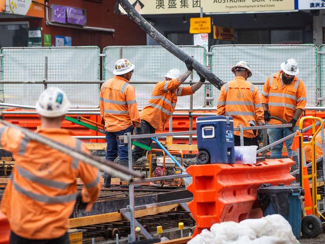 The planning of the rail loop has been ‘appalling’, Professor Michael Buxton says. Picture: Mark Stewart