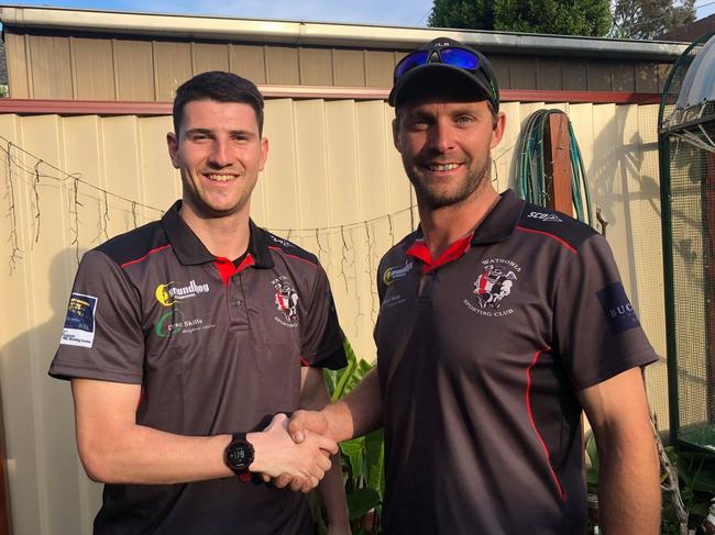 Watsonia recruit Tyrone Leonardis shows off his new colours.