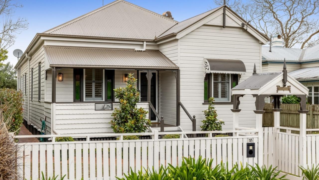 18 Eleanor Street in East Toowoomba sold in January 2020 for $720,000, then sold through Colliers International in October 2021 for $910,000.