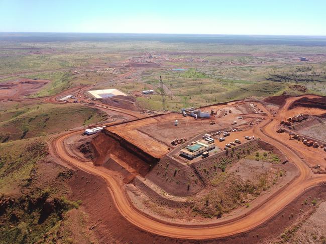 Rio Tinto’s new iron-ore mine in the Pilbara, Gudai-Darri. Picture: the company