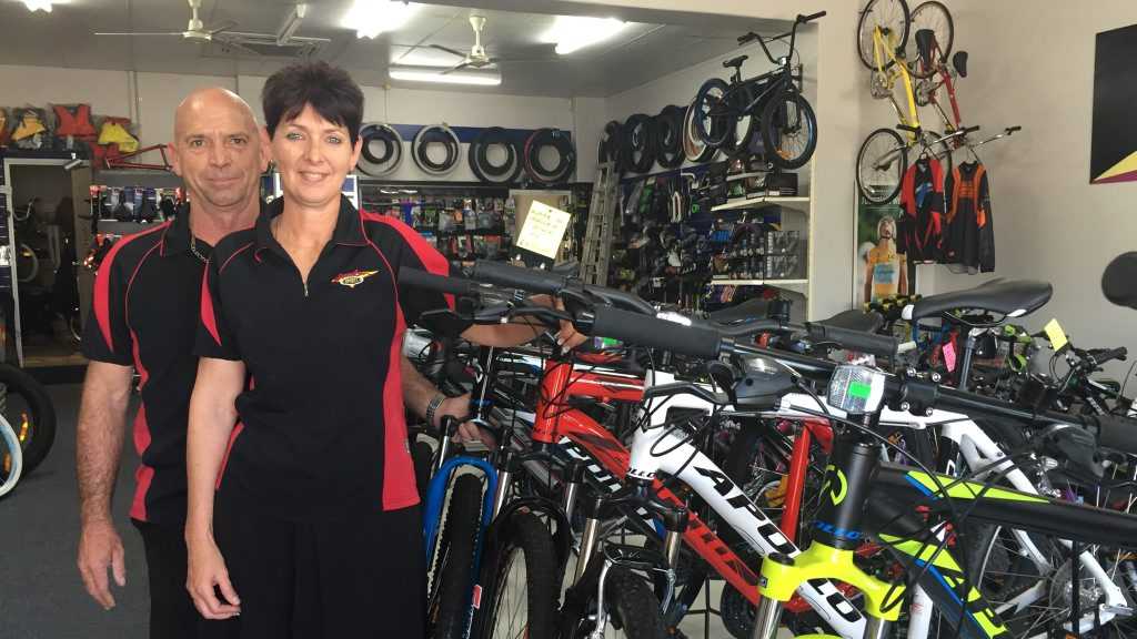 Couple changing it up at sport cycle shop The Courier Mail