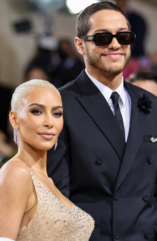 Davidson accompanied Kardashian to the Met Gala in May. Picture: Getty Images.