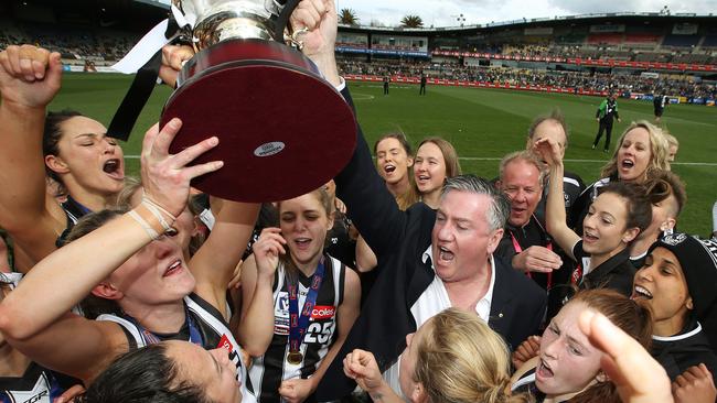 Collingwood CEO Mark Anderson says Eddie McGuire will go down as a legend of the game. Picture: Michael Klein