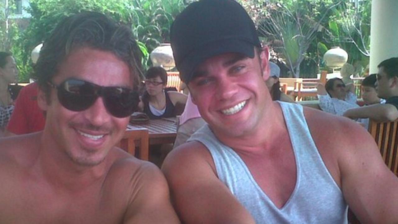 John Ibrahim and Ryan Watsford during a Thai holiday. Source: Facebook