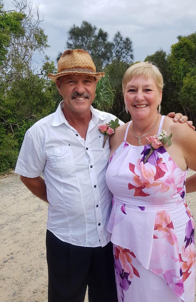 Gold Coaster Otto Vidmajer, pictured with wife Monika, was denied numerous requests to quarantine at home after he returned home from overseas, despite battling a terminal illness.