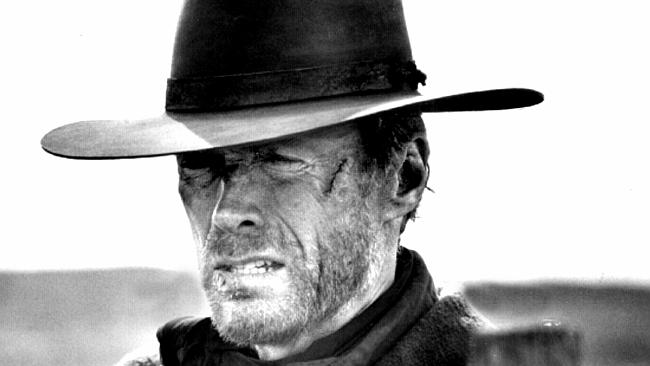Actor Clint Eastwood in scene from film 'Unforgiven'. /Films/Titles/Unforgiven