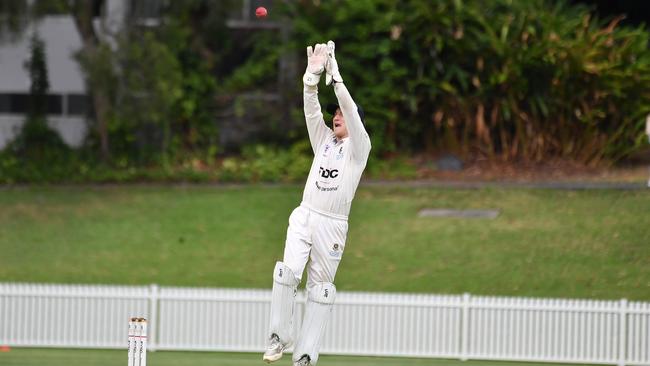 Second grade club cricket between University and Gold Coast at Wep Harris Oval. Saturday November 25, 2023. Picture, John Gass